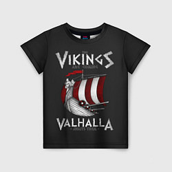 Футболка детская Vikings Valhalla, цвет: 3D-принт