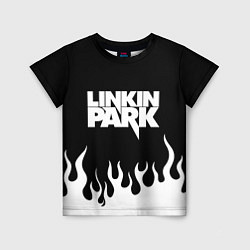 Футболка детская Linkin Park: Black Flame, цвет: 3D-принт