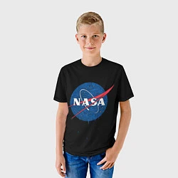 Футболка детская NASA Краски, цвет: 3D-принт — фото 2