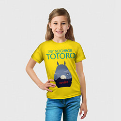 Футболка детская Тоторо, цвет: 3D-принт — фото 2