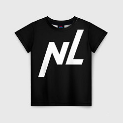 Футболка детская NL logo, цвет: 3D-принт