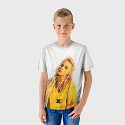 Футболка детская BILLIE EILISH, цвет: 3D-принт — фото 2