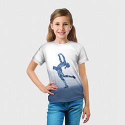 Футболка детская Фигурное катание, цвет: 3D-принт — фото 2