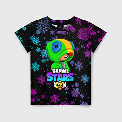 Футболка детская BRAWL STARS НОВОГОДНИЙ, цвет: 3D-принт