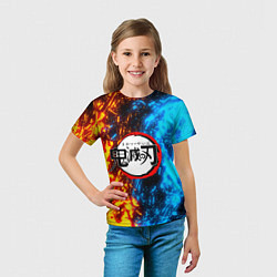 Футболка детская KIMETSU NO YAIBA, цвет: 3D-принт — фото 2