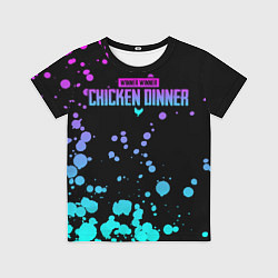 Футболка детская Chicken Dinner, цвет: 3D-принт