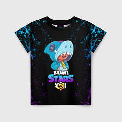 Детская футболка BRAWL STARS LEON SHARK,