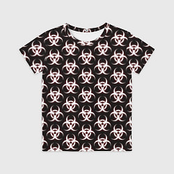 Футболка детская Plague inc Biohazard, цвет: 3D-принт