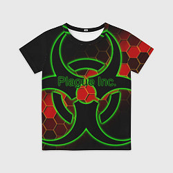 Футболка детская Plague Inc, цвет: 3D-принт