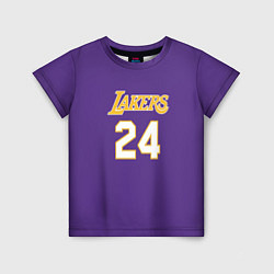 Футболка детская Los Angeles Lakers Kobe Brya, цвет: 3D-принт