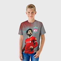 Футболка детская Mohamed Salah, цвет: 3D-принт — фото 2
