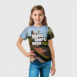 Футболка детская Grand Theft Auto, цвет: 3D-принт — фото 2