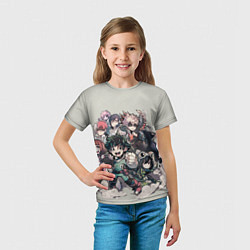 Футболка детская MY HERO ACADEMIA веселая команда, цвет: 3D-принт — фото 2