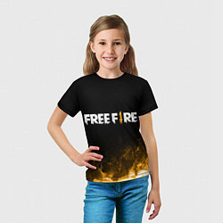 Футболка детская Free Fire, цвет: 3D-принт — фото 2