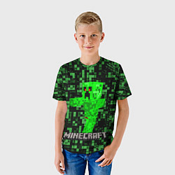 Футболка детская MINECRAFT CREEPER, цвет: 3D-принт — фото 2