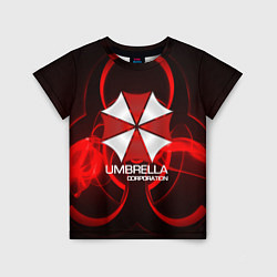 Футболка детская Umbrella Corp, цвет: 3D-принт