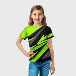 Футболка детская Форма для фитнеса, цвет: 3D-принт — фото 2