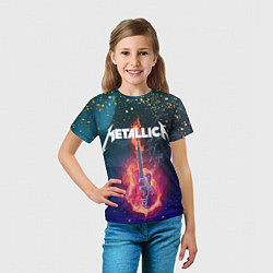 Футболка детская Metallicaспина, цвет: 3D-принт — фото 2