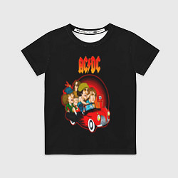 Футболка детская ACDC, цвет: 3D-принт