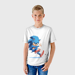Футболка детская SONIC, цвет: 3D-принт — фото 2