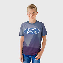 Футболка детская Ford, цвет: 3D-принт — фото 2