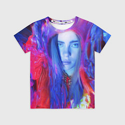 Футболка детская Billie Paint Colors, цвет: 3D-принт