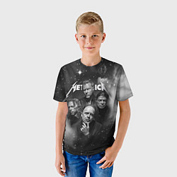 Футболка детская Metallica, цвет: 3D-принт — фото 2