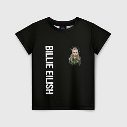 Футболка детская BILLIE EILISH, цвет: 3D-принт