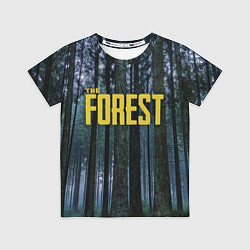 Футболка детская THE FOREST, цвет: 3D-принт
