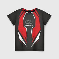 Детская футболка Toyota Driver team Red