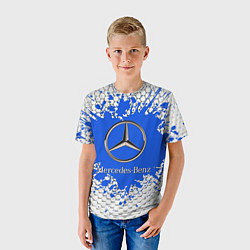 Футболка детская Mercedes, цвет: 3D-принт — фото 2