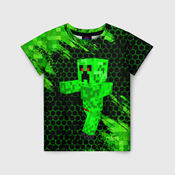 Футболка детская MINECRAFT CREEPER, цвет: 3D-принт