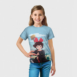Футболка детская Ведьмина служба доставки, цвет: 3D-принт — фото 2