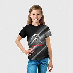 Футболка детская CITROEN, цвет: 3D-принт — фото 2