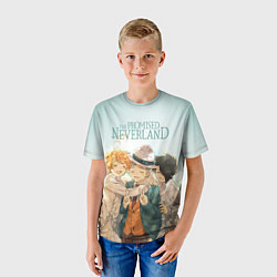 Футболка детская The Promised Neverland, цвет: 3D-принт — фото 2