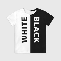 Футболка детская BLACK & WHITE, цвет: 3D-принт