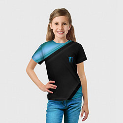 Футболка детская MONSTER ENERGY Z, цвет: 3D-принт — фото 2
