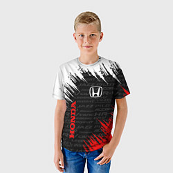 Футболка детская HONDA, цвет: 3D-принт — фото 2