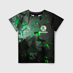 Футболка детская SKODA, цвет: 3D-принт