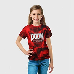 Футболка детская Doom Eternal, цвет: 3D-принт — фото 2