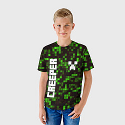 Футболка детская MINECRAFT CREEPER, цвет: 3D-принт — фото 2