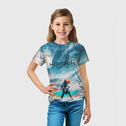 Футболка детская HORIZON ZERO DAWN, цвет: 3D-принт — фото 2