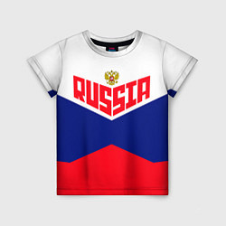 Футболка детская Russia, цвет: 3D-принт