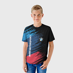 Футболка детская BMW MOTORSPORT, цвет: 3D-принт — фото 2