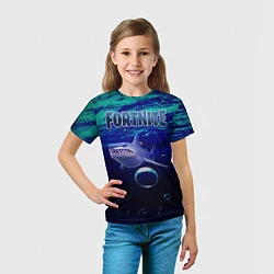 Футболка детская Loot Shark Fortnite, цвет: 3D-принт — фото 2