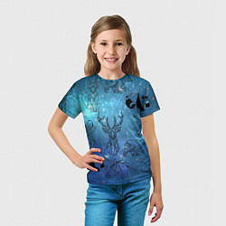 Футболка детская Звери, цвет: 3D-принт — фото 2