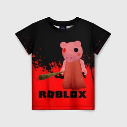 Футболка детская Roblox Piggy, цвет: 3D-принт