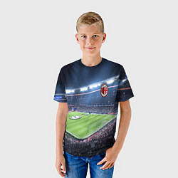 Футболка детская FC MILAN, цвет: 3D-принт — фото 2