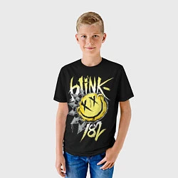 Футболка детская Blink 182, цвет: 3D-принт — фото 2