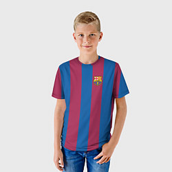 Футболка детская FC Barcelona 2021, цвет: 3D-принт — фото 2